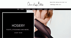 Desktop Screenshot of charmandlaceboutique.com